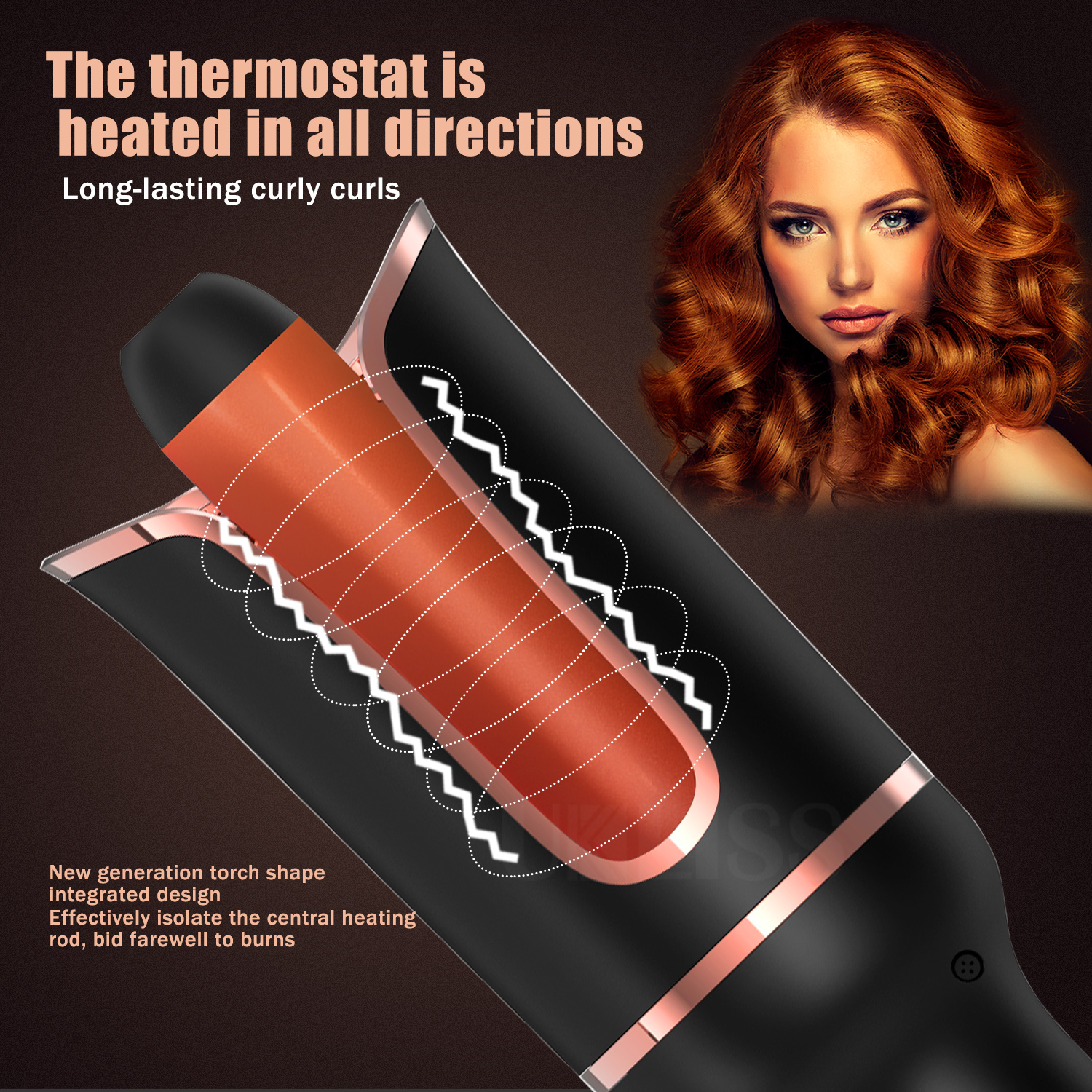 Automatic Hair Curler Auto Rotating Ceramic Curling Iron Professional Air Spin Curling Wand