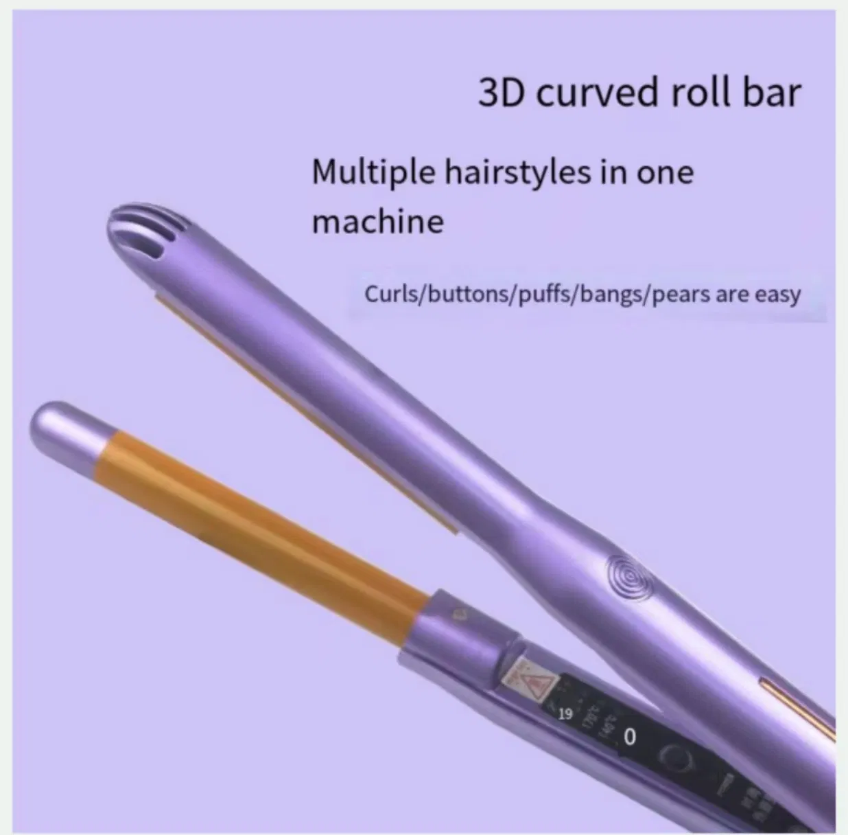 Salon-Quality Hair Curling Iron with High-Quality Styling Iron and Titanium Hair Curler