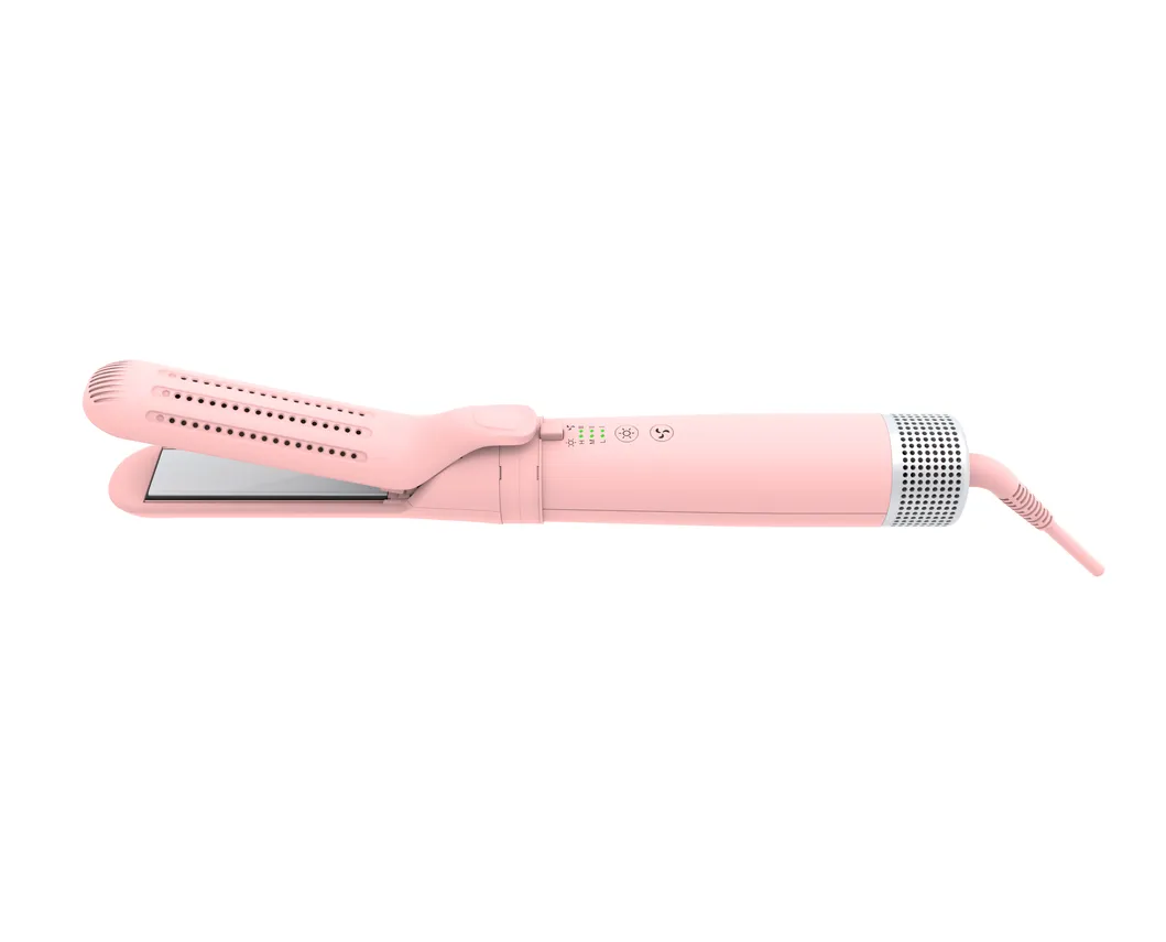 Custom Professional Multi-Function Interchangeable Hair Curler Private Label Wholesale 3 in 1 Curling Straightening Brush Iron
