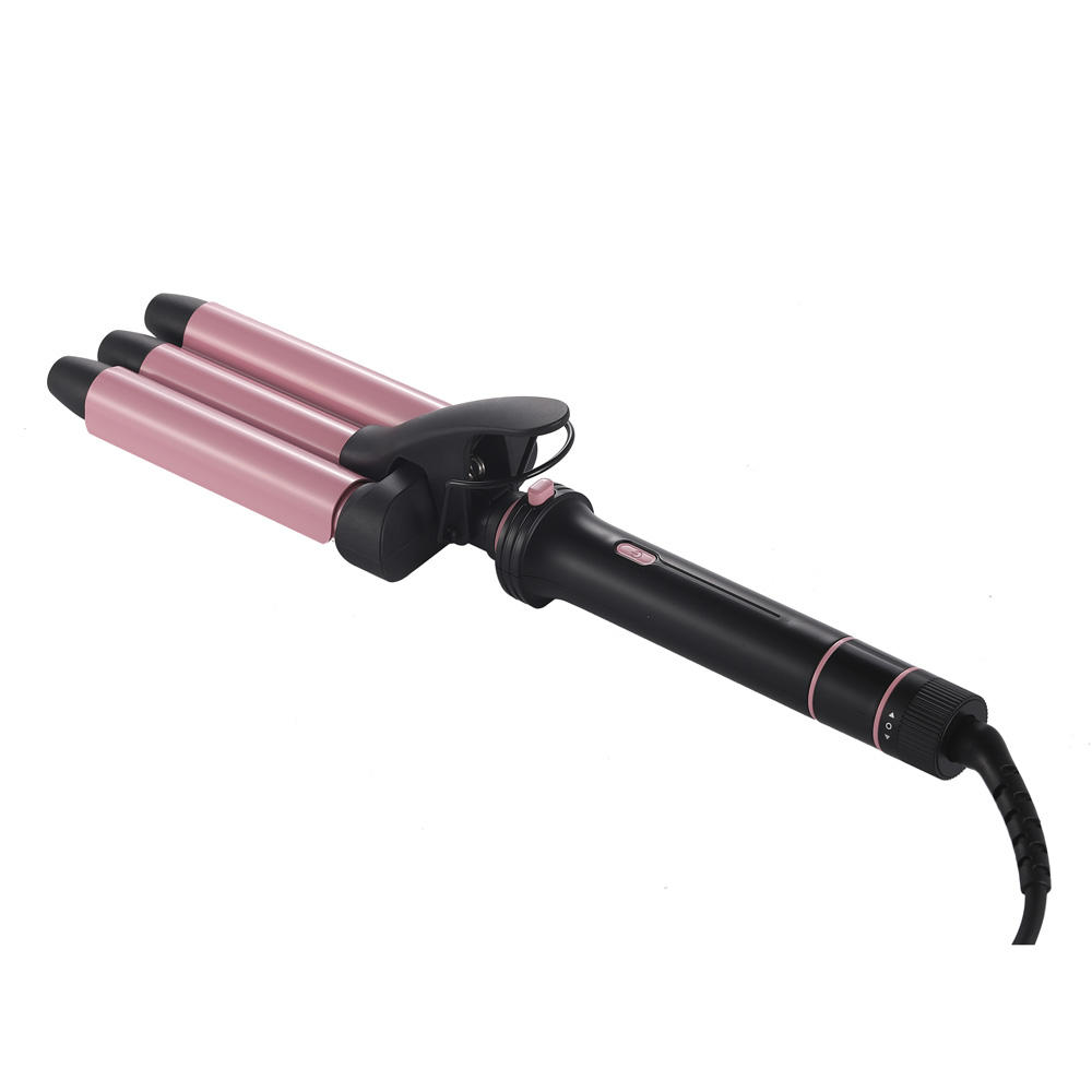 Multi-Function Interchangeable Barrel Tourmaline Curling Wand PTC Heater LED Temperature Display 140-220C Custom Curling Iron