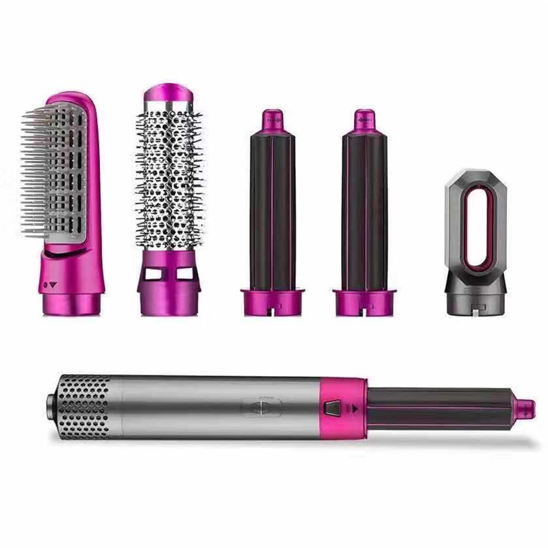 The Five-in-One Hot Air Comb and Automatic Curling Iron Are Capable