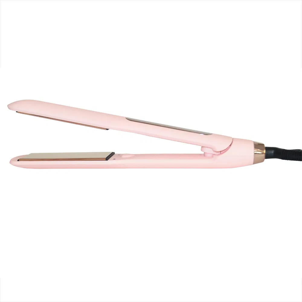 LCD Wholesale Titanium Flat Iron Hair Straightener Curling Iron