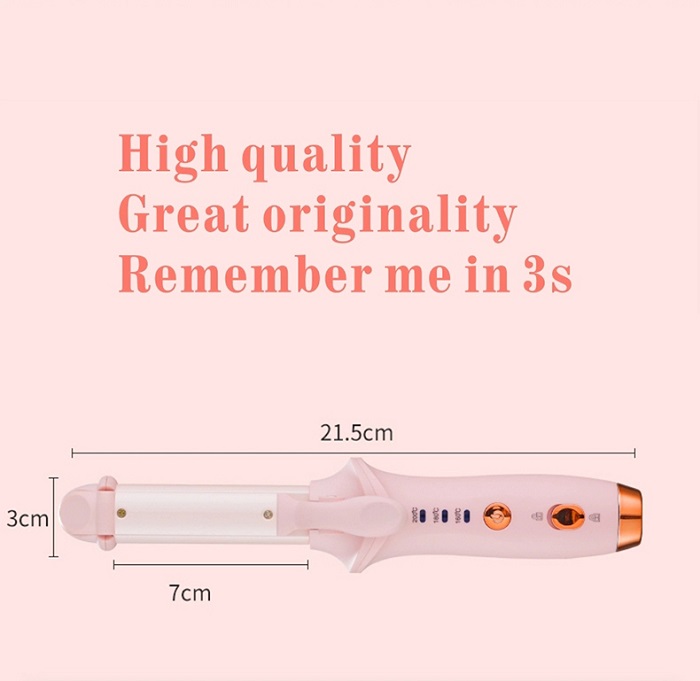 2 in 1 Cordless Hair Curling Iron Electric Hair Straightener and Hair Curler Professional