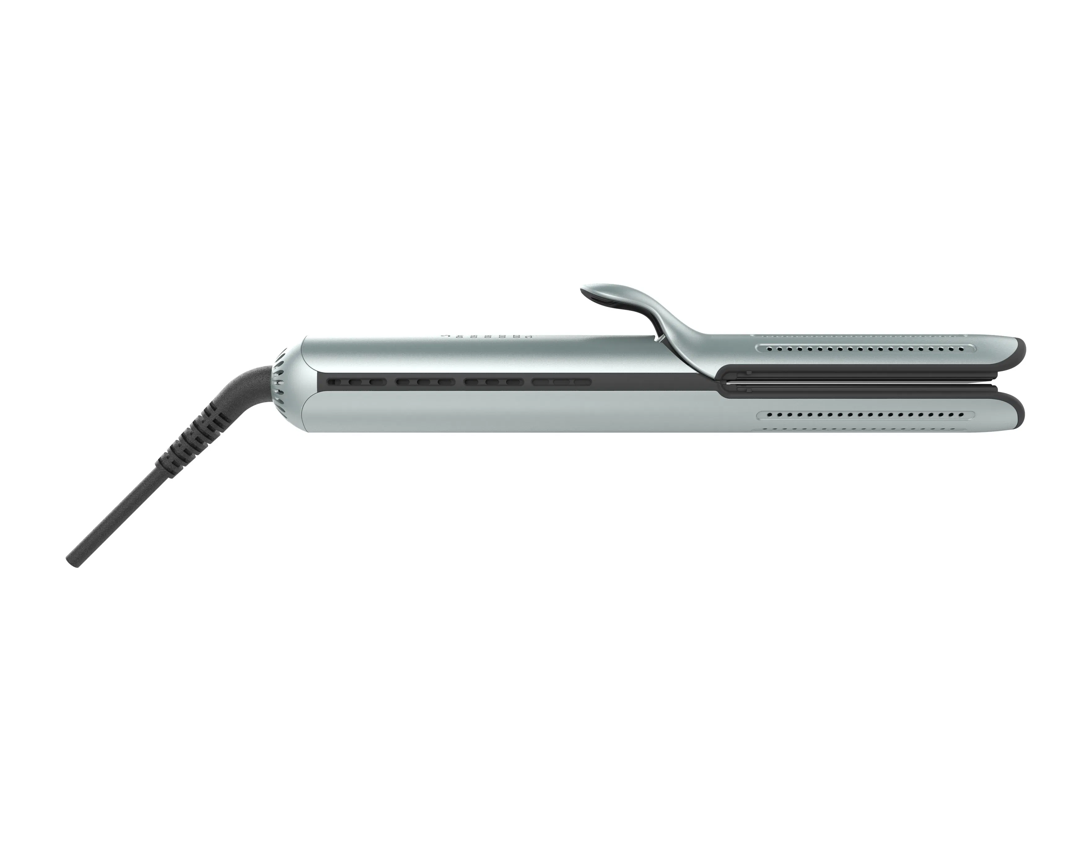 Cool Air Hair Curler, 2-in-1 Straightening and Curling Iron with Airflow for No Damage Bouncy Curls