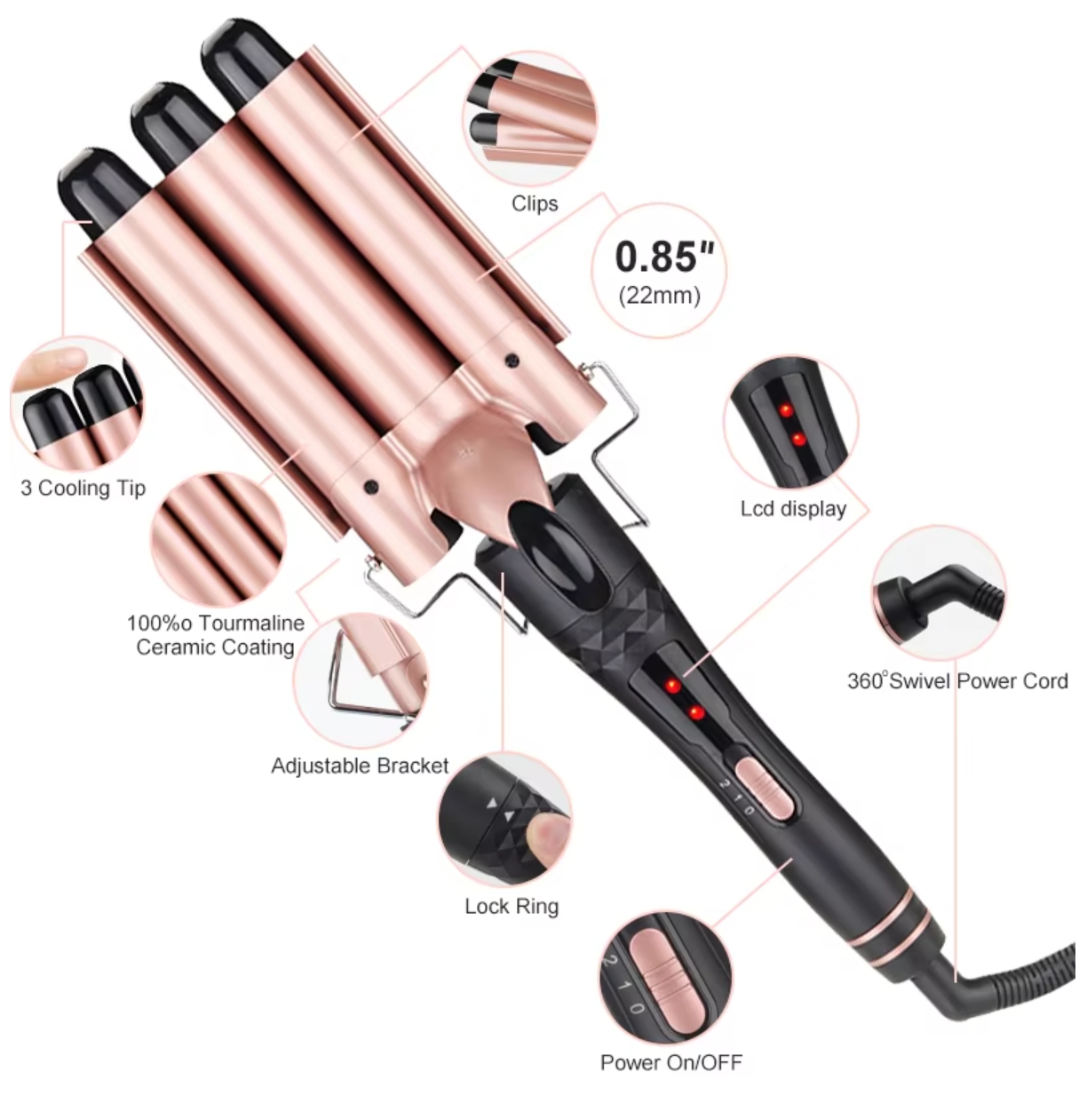 Curling Wand Set 10