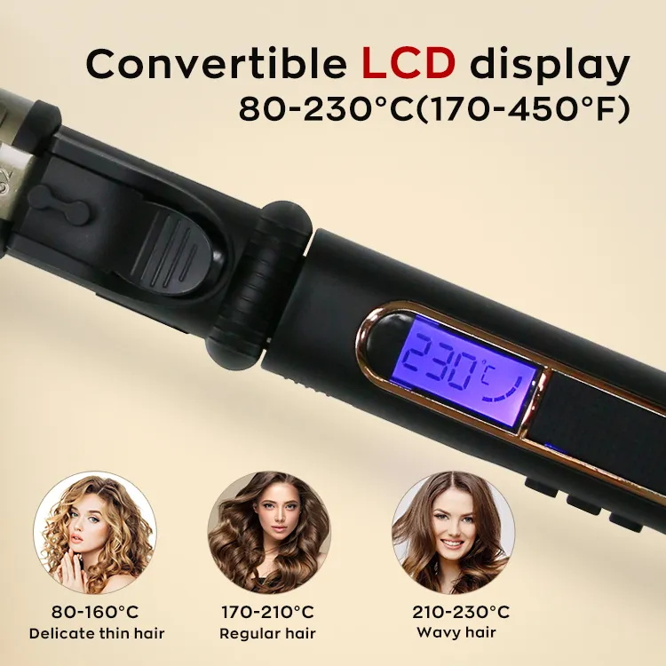 Titanium Rotating Hair Curler Detail 5