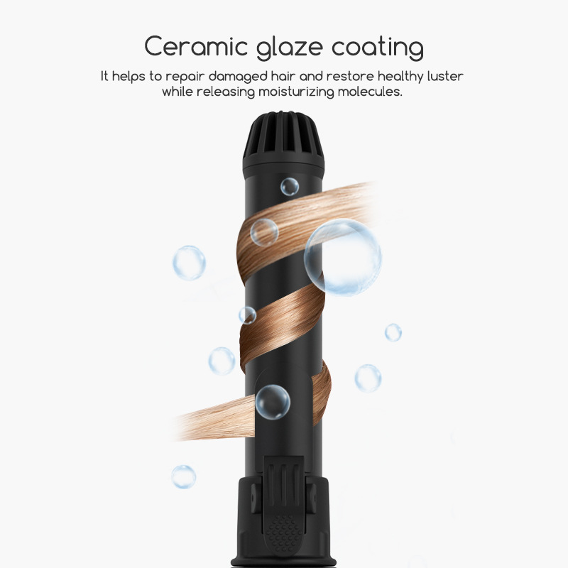 Professional 3 1 Titanium Auto Hair Curler Set Automatic Styler Waver Rotating Curling Wand for Salon Use Consumer Electronics