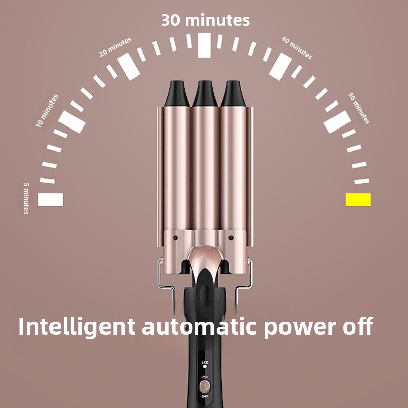 2025 Hot Selling LED Head-Changing 5-in-1 Curling Iron Set Quality Ceramic Electric Straight Curling Iron Curling Comb