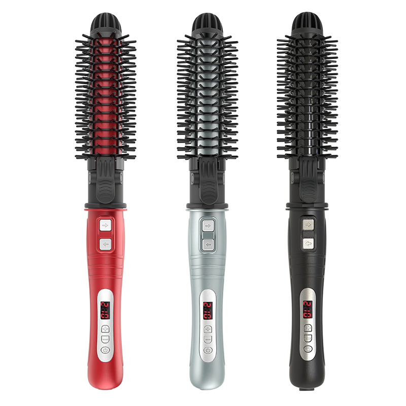 Korea Japan EU Us Dual Voltage Ceramic Auto Rotating Curling Iron