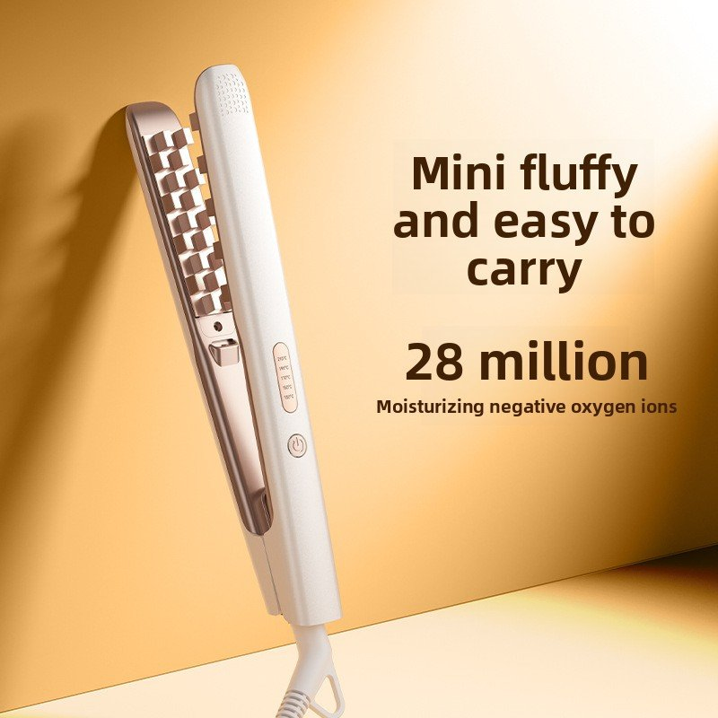 One Clip Is a Mini Plaid Splint High Skull Top Artifact Curling Iron