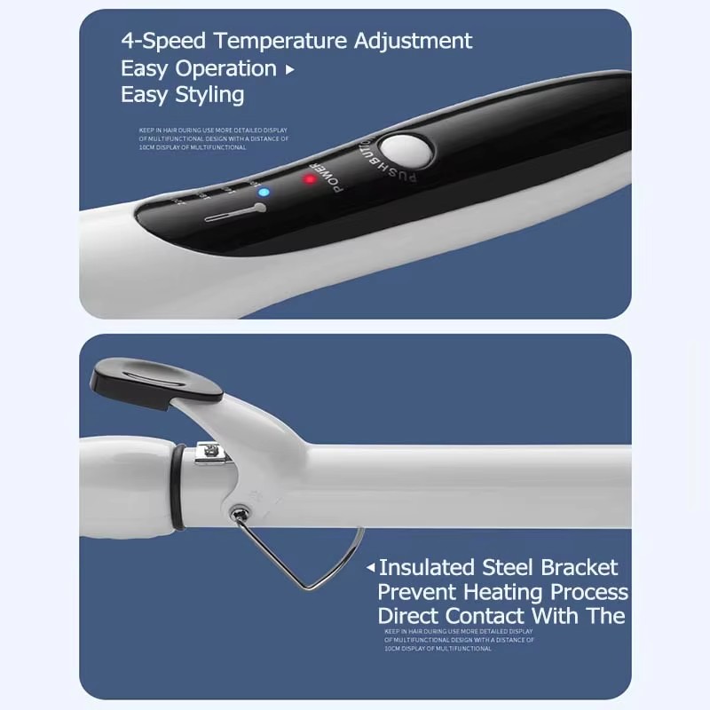 Professional Ceramic Curling Iron Fast Heating 25MM Curling Irons Korean Style Large WaveWand Curlers Hair Styling Tools