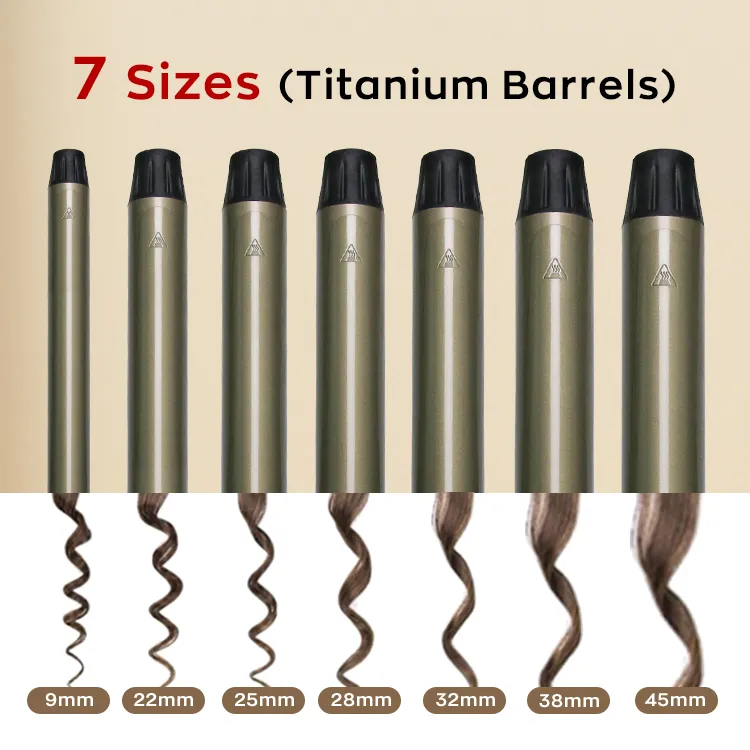 Titanium Rotating Hair Curler Detail 2