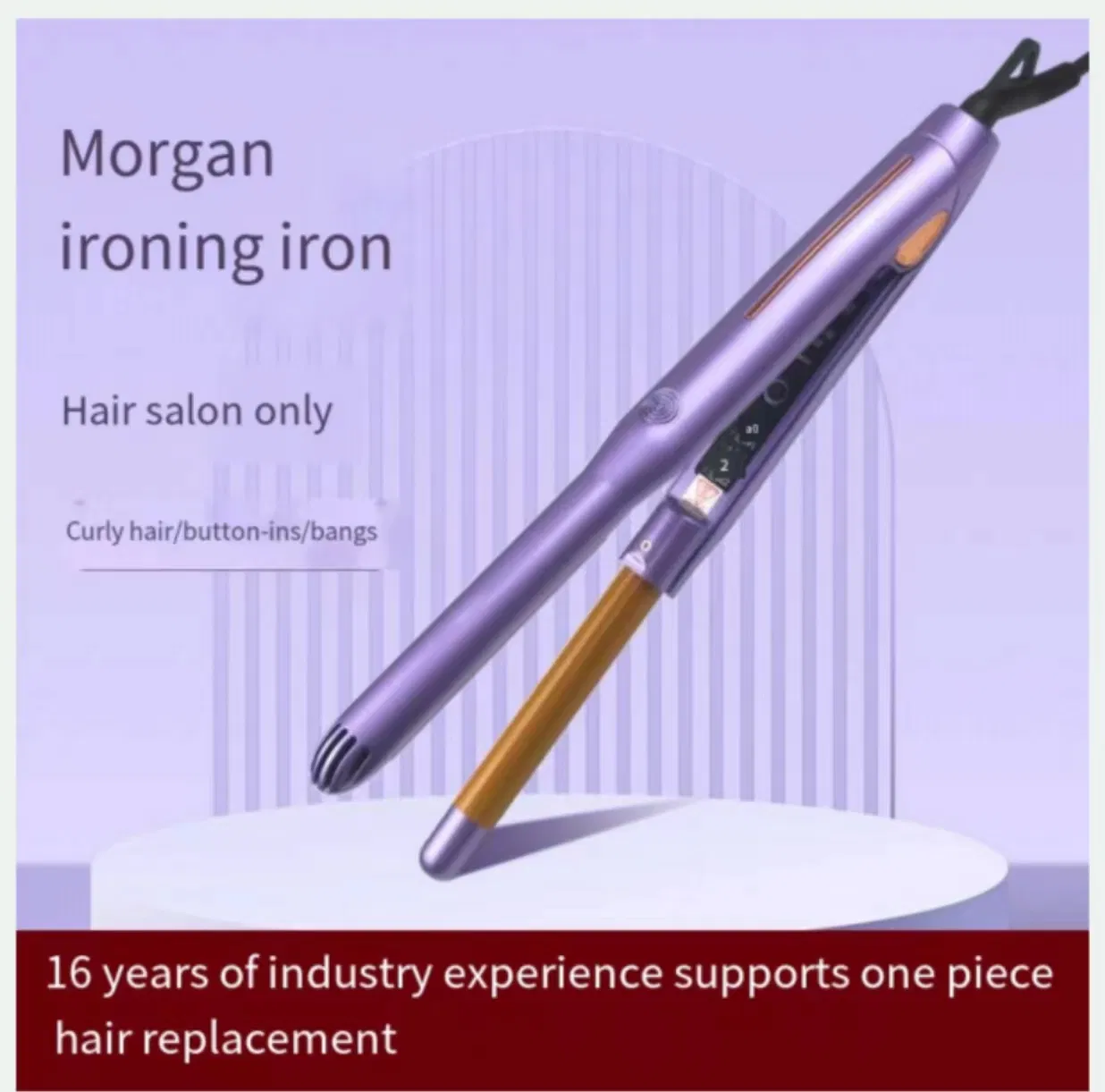 Salon-Quality Hair Curling Iron with High-Quality Styling Iron and Titanium Hair Curler