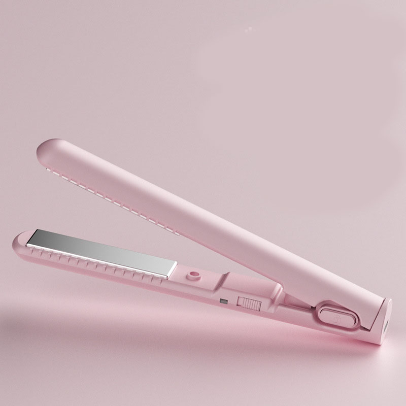 USB-Powered Mini Dual Styler Portable Straightener Curler Iron Curling Iron
