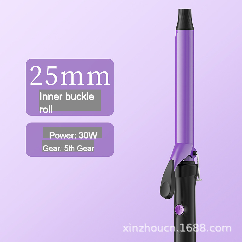 Professional 210&deg;C Degree Dual PTC Heater Long Tourmaline Ceramic Electric Curling Iron Big Barrel Curling Iron Hair Styler
