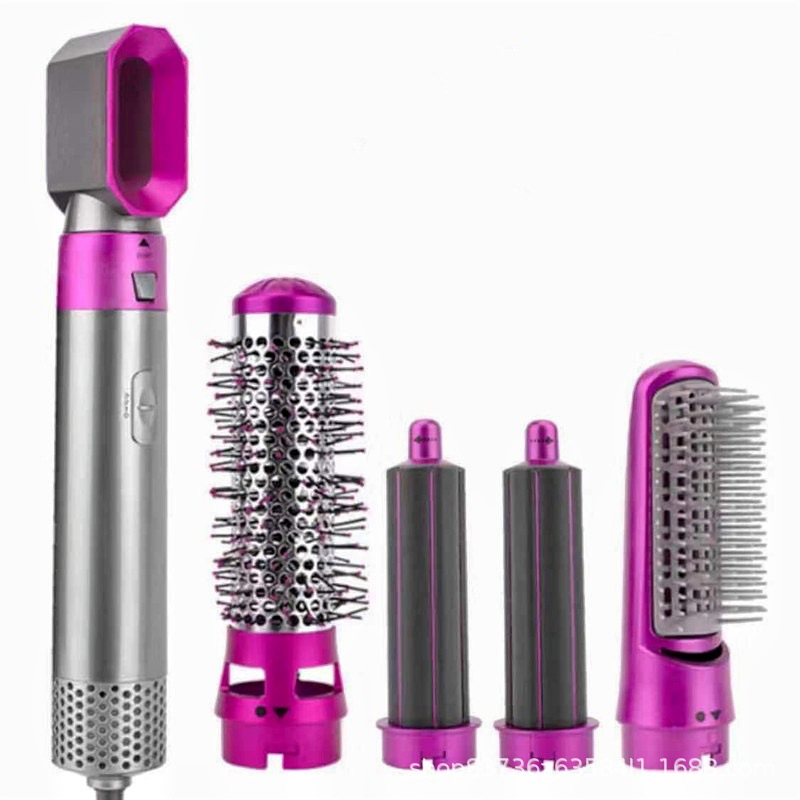 Wholesale Five-in-One Blow Dryer Multi-Function Straightening Automatic Hair Curler