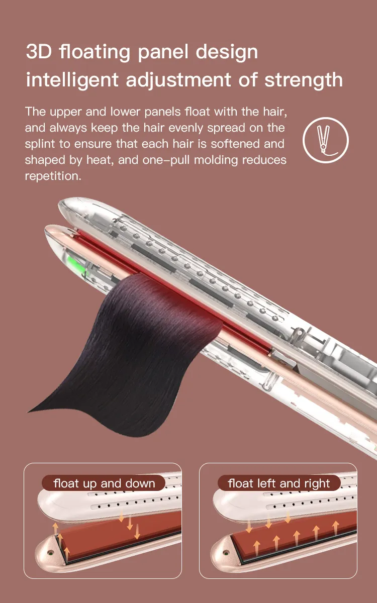 Wholesale Price 2 in 1 Straightener and Curler Cool Air Ceramic Hair Styling Tools Flat Iron Hair Curling Iron