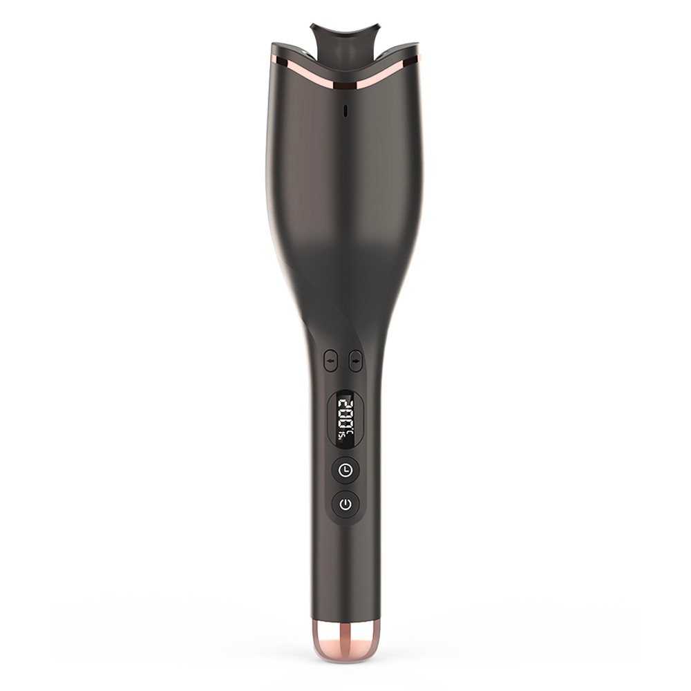 Professional Long Barrel Hair Curler Wand Automatic Electric Time Setting Styling Fast Curling Iron for Household Use
