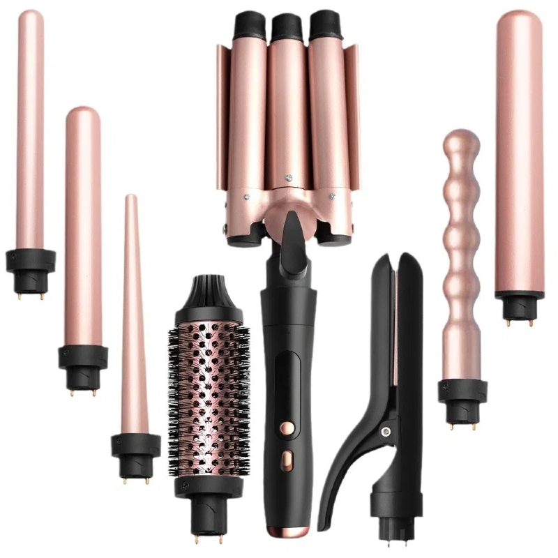 5-in-1 Interchangeable Styling Head Perm Curling Iron Set