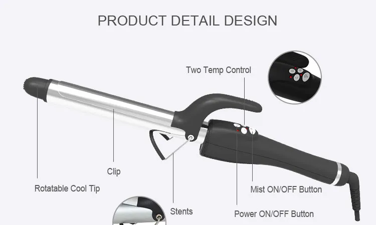 Professional Curling Iron Detail