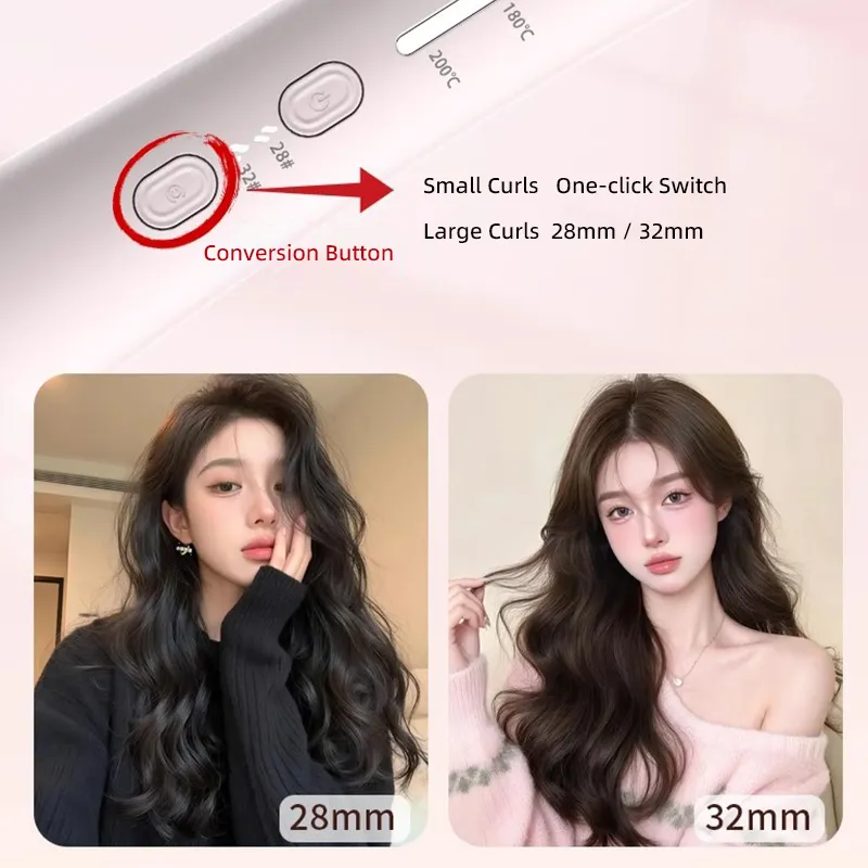 Professional Automatic Hair Curler 28mm/32mm with Essential Oil