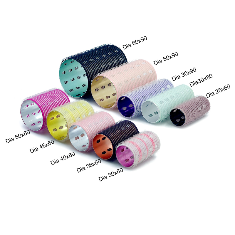 Factory Thermal Hair Curler Roller Set Aluminum Core Self Grip Hair Styling Tool for Hair Heat Resistance Custom Size Logo