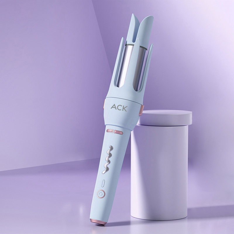 High-Density Negative Ion Smart Curler with Intelligent Auto Shutoff Adjustable Heat Protection System Electric Power Source