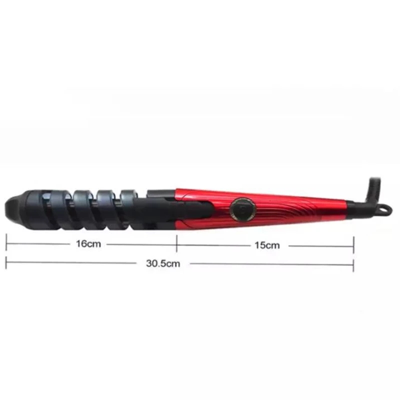 Spiral Hair Curler Electric Professional Hair Styling Tool Cone Ceramic Curling Wand Big Hair Wave and Curlers Rollers Machine