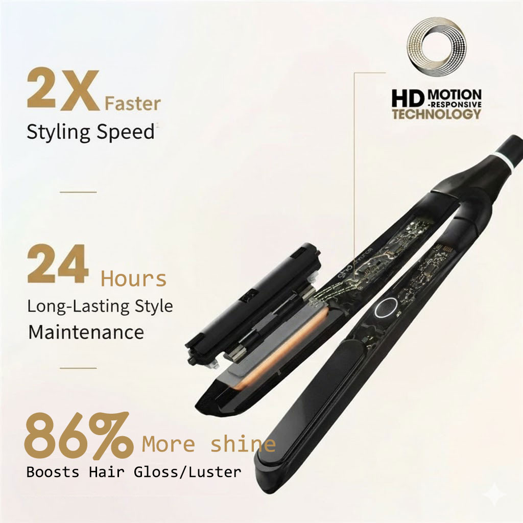 2 in 1 hair straightener view 2