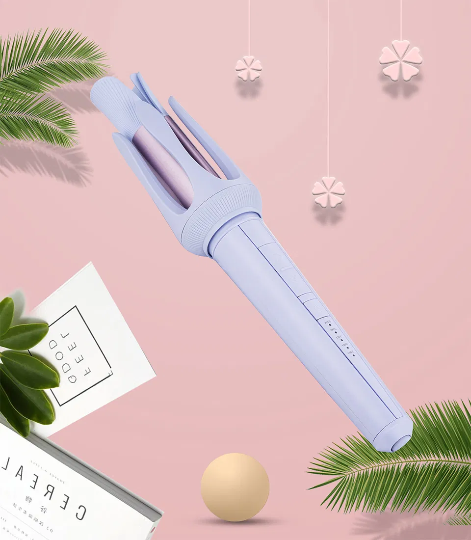 Automatic Curler Iron 32cm Large Curls Gentle on Hair Electric Lazy-Person's Hair Perming Tool