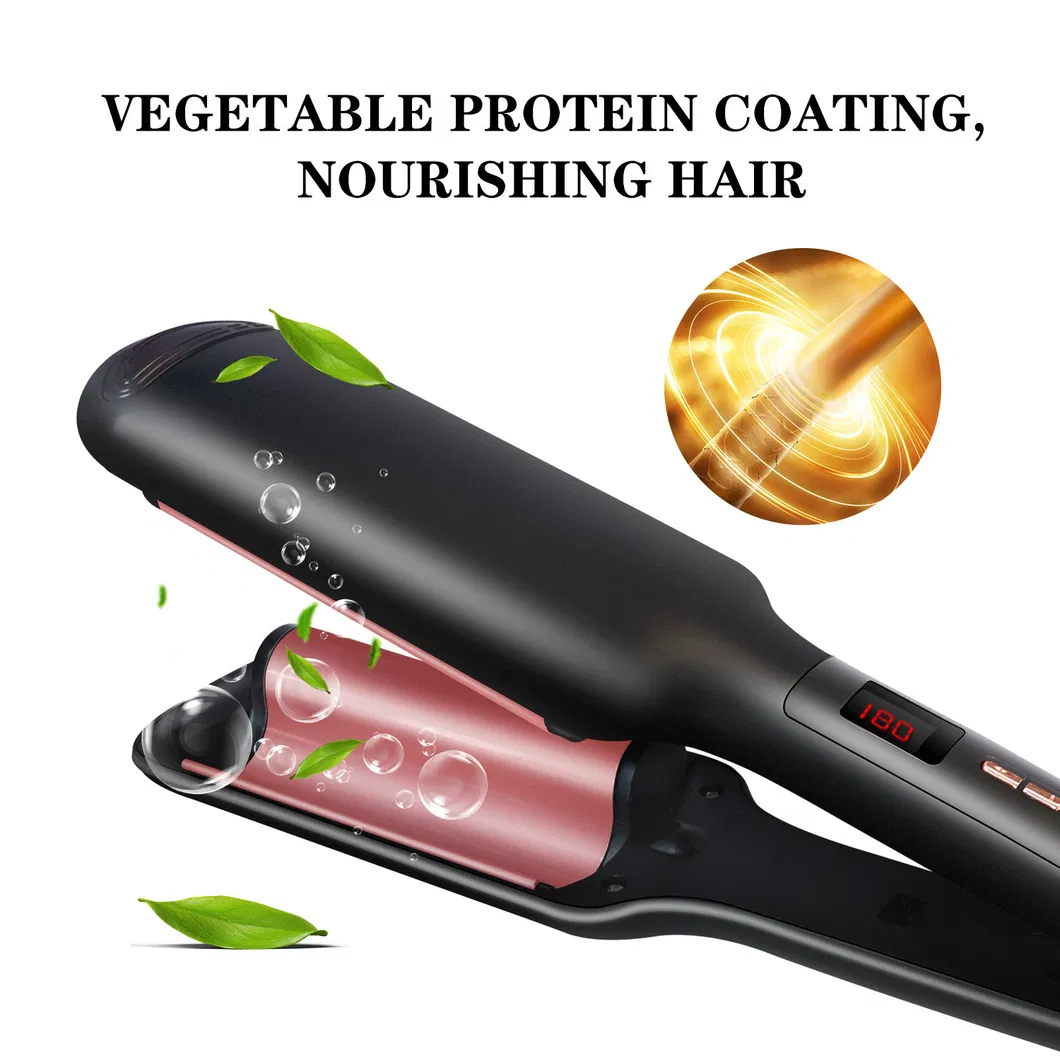 Professional Salon Wavy Hair Styler Tourmaline Hair Crimping Iron