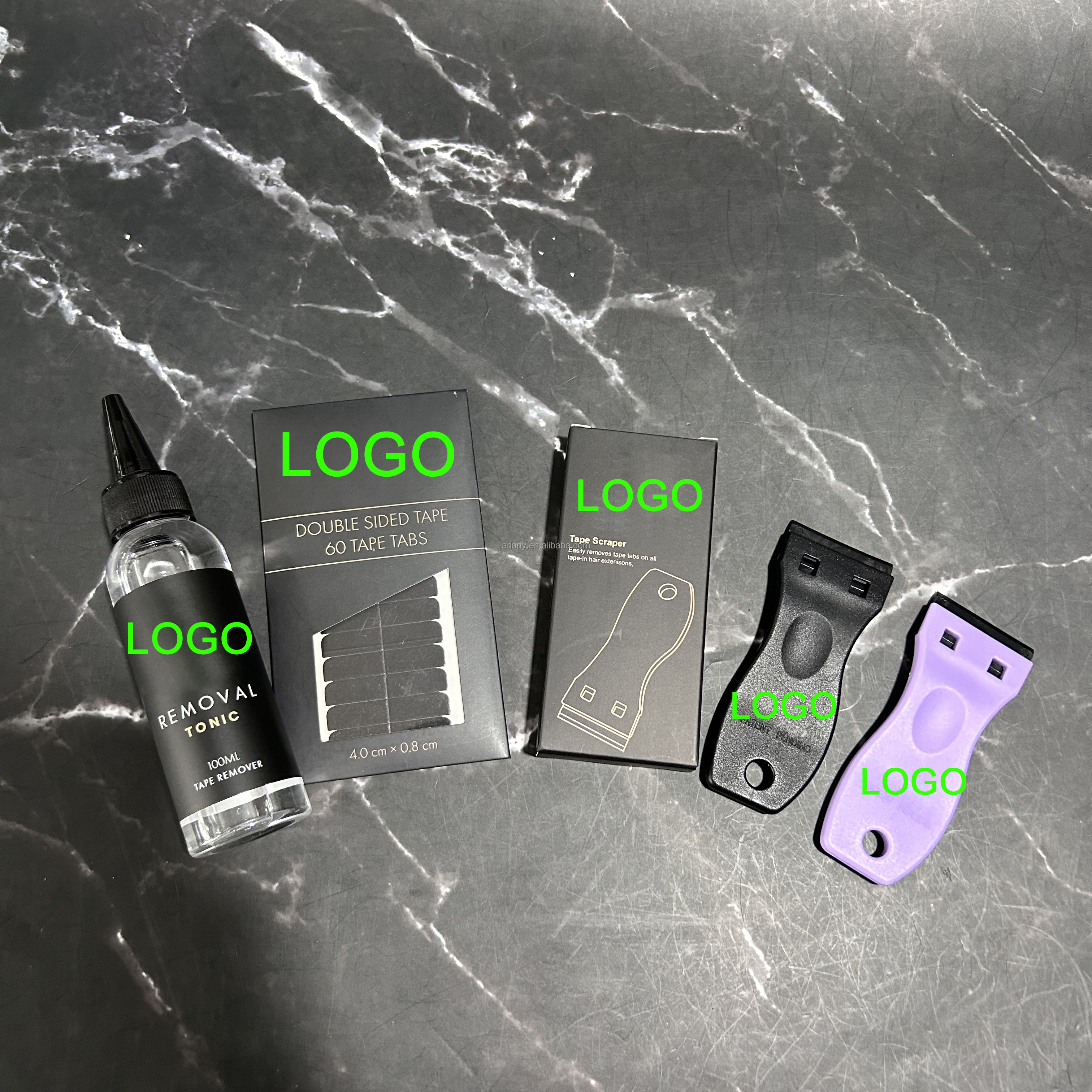 ARLANY Hair Extensions Tool Kit Custom Logo &amp; Packaging Available, Professional Styling Set with Low MOQ