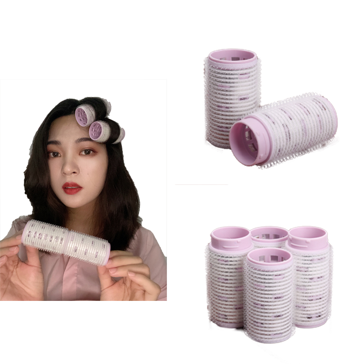 Hairdressing Tool Nylon Professional Plastic Self Grip Hot Wave Hair Roller Curler Rod for Sale