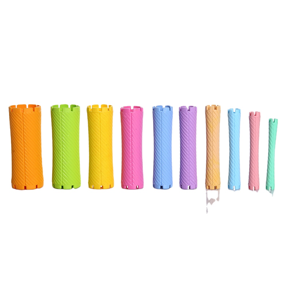 Best Selling Hot Hair Rollers Perm Rods Factory Supply Elastic Material Standard Perm Roller for Long Short Hair Curling