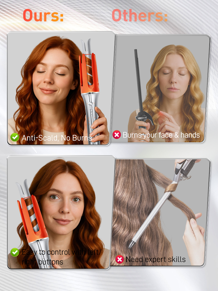 Automatic hair curler detail 9