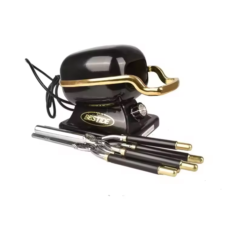 Professional Private Label Beauty Salon Hair Curling Iron Set Curling Wand Set Hair Curling Iron Stove LED Commercial English