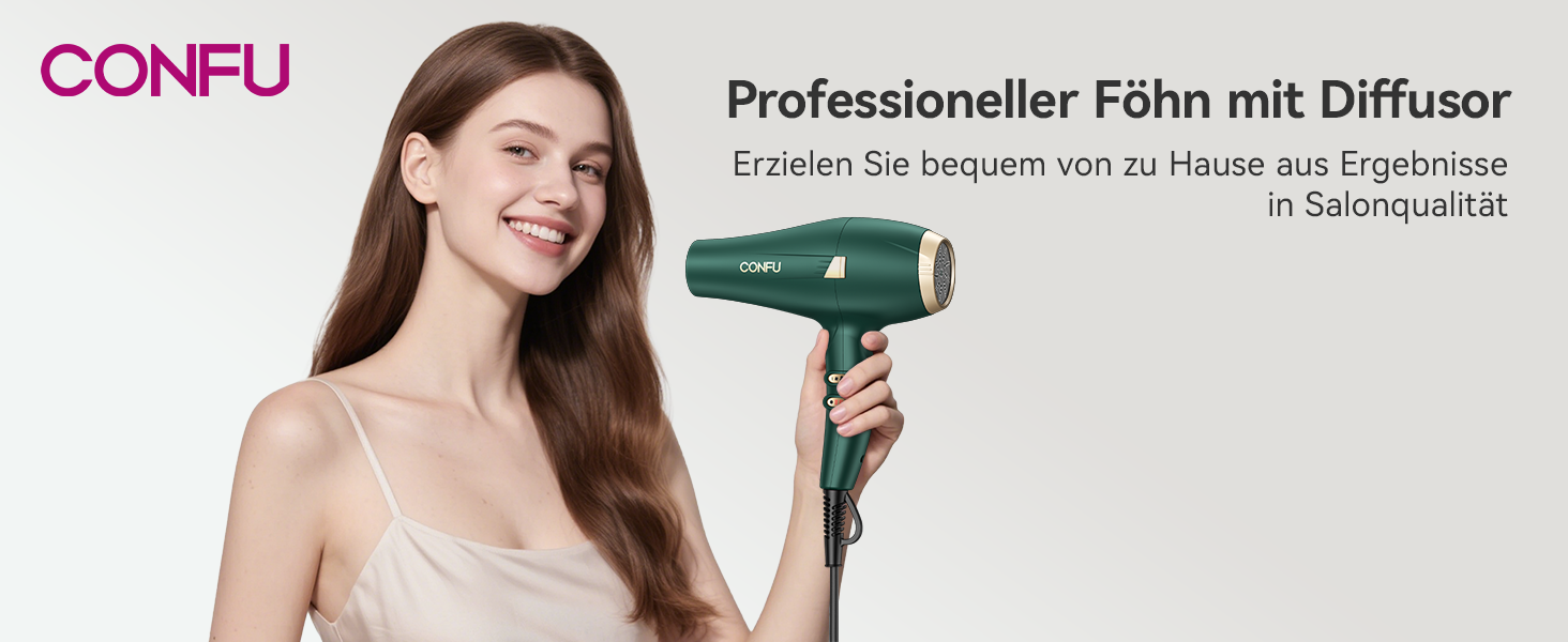 Professional Salon Hair Dryer Set 2000-2300W High Power Premium Hot Sell Household Styler with AC Motor