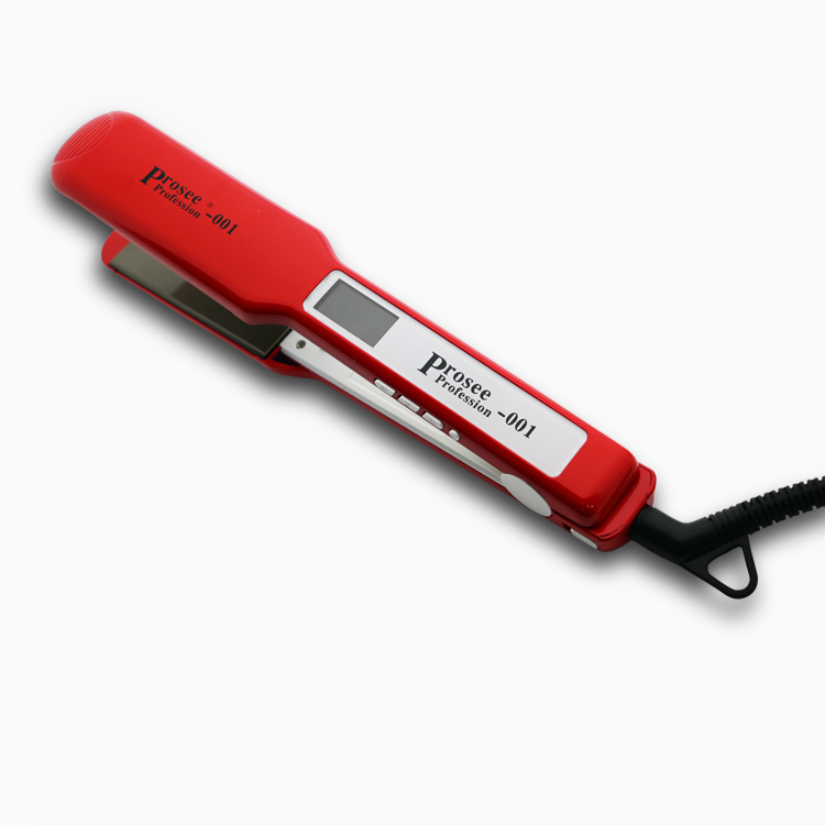 PROSEE US Hair Straightener LED Display Hair Curling Tools Barber Shop Titanium 110-240V 2.5m Line Professional Hair Curler