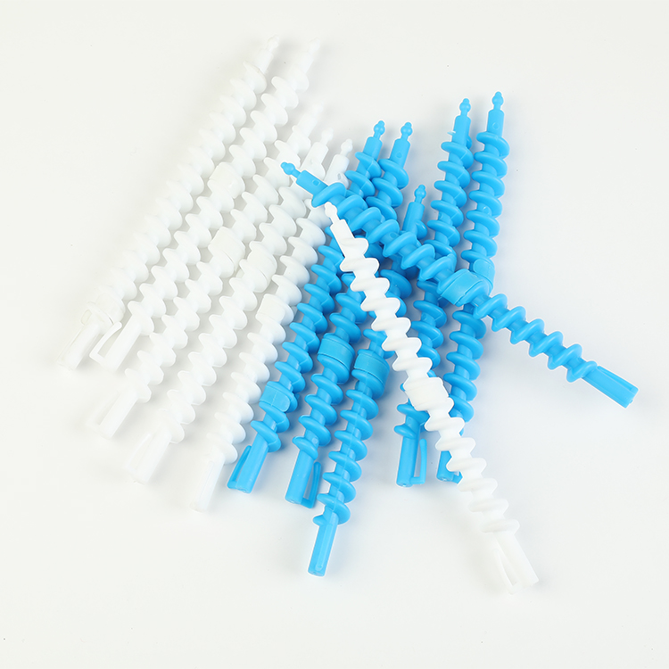 Wholesale Custom 12Pcs/Bag Spiral Perm Rods Plastic Heatless Hair Rollers Hairdressing Styling Curling Rods