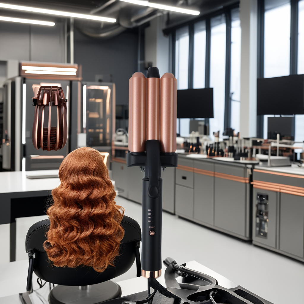 Professional Ceramic Curling Wand Home Three-Barrel Hair Iron PTC Negative Ion Hair Conditioner Electric for Household Use