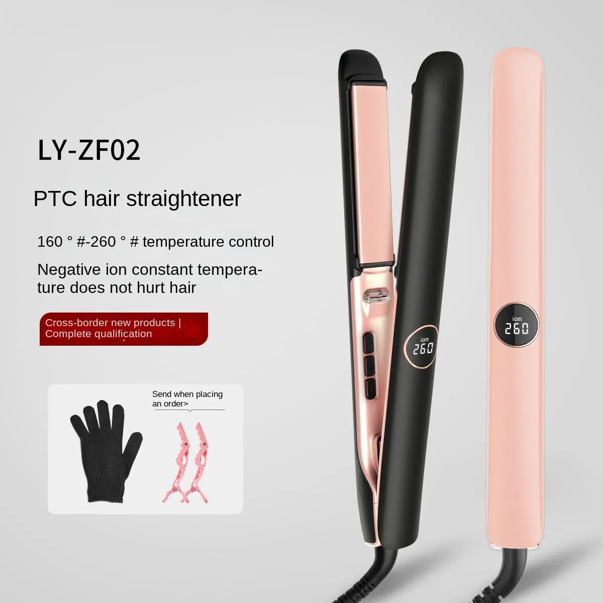 Save This Dual-Purpose Titanium Hair Straightener &amp; Curling Iron with Negative Ion Tech and Constant Temperature Control. Crafted with Titanium Plates for Fast,