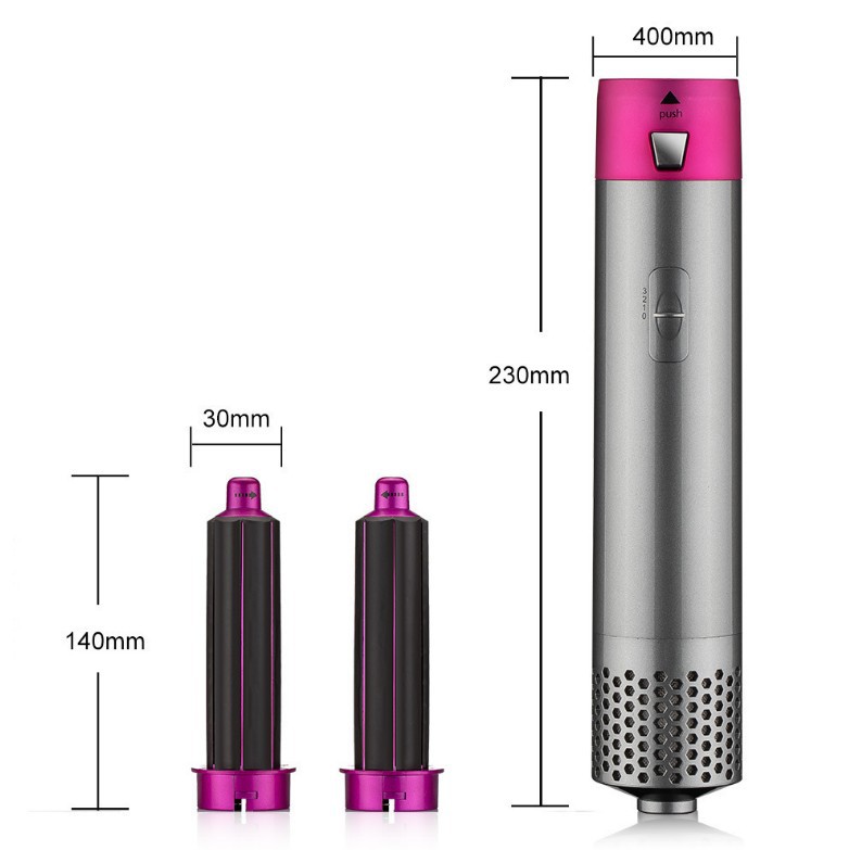 Cross-Border Tourmaline Ceramic Curling Iron Straightening 5-in-1 Hot Air Comb Constant Temperature Heating Automatic Hair