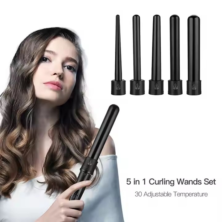 OEM Cheap 5 in 1 Interchangeable Hair Curler Curling Iron