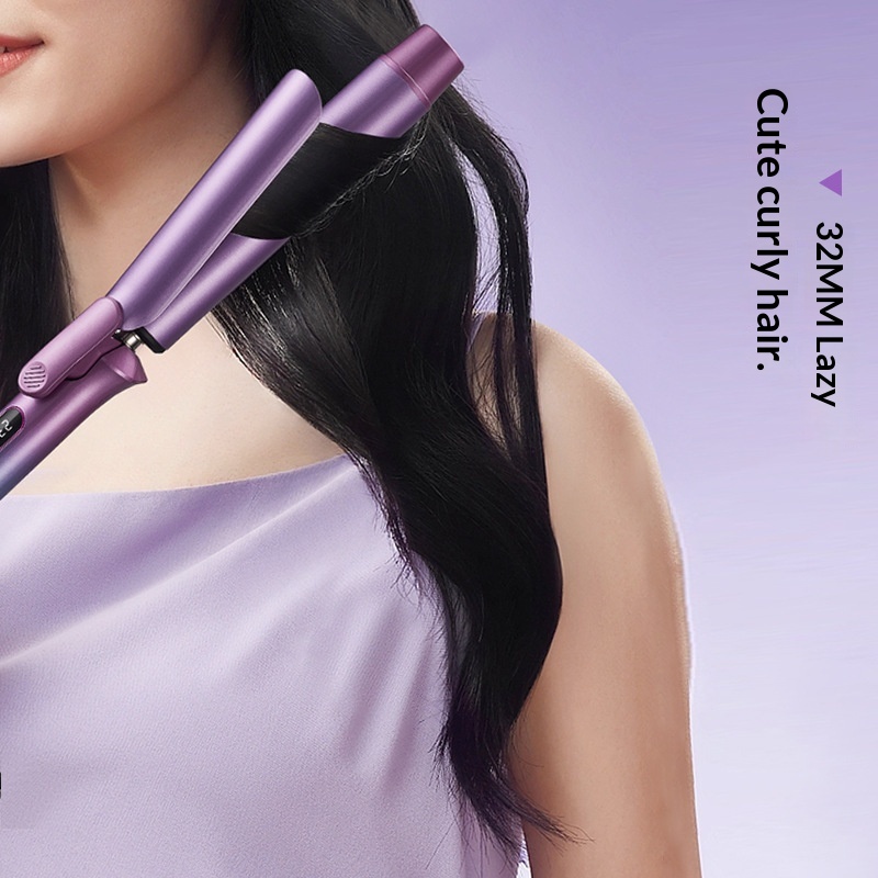 Professional Temperature Adjustable Salon Hair Curler Ceramic Ionic Big Waver Barrel Curling Wand Curling Iron