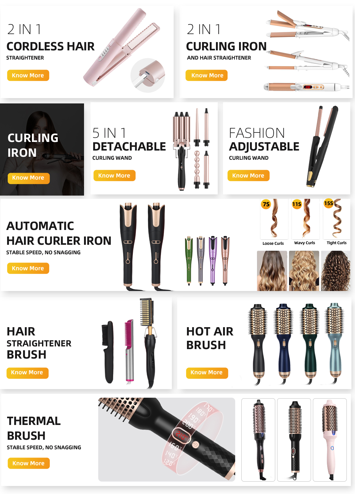 Styling Tools Range