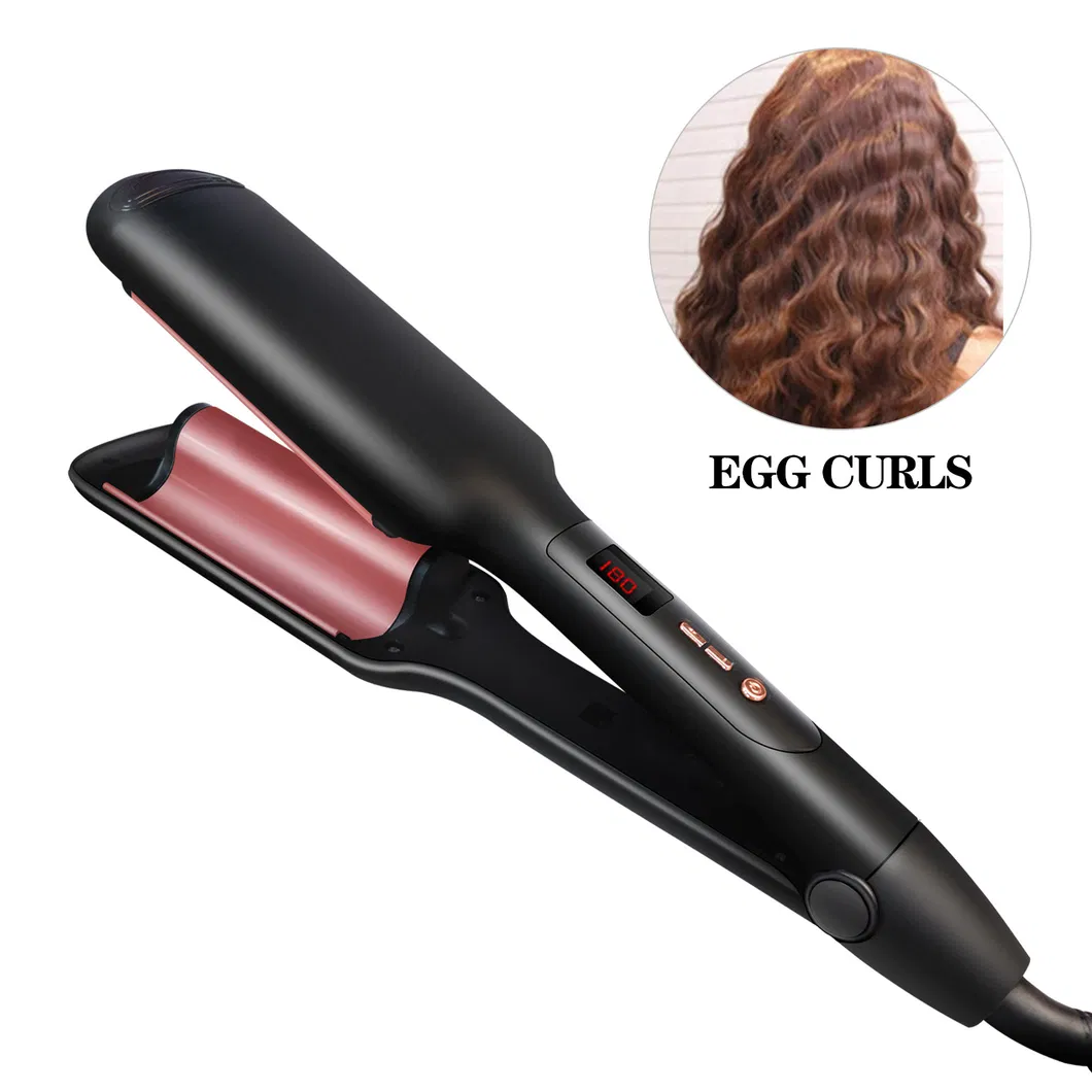 Professional Salon Wavy Hair Styler Tourmaline Hair Crimping Iron
