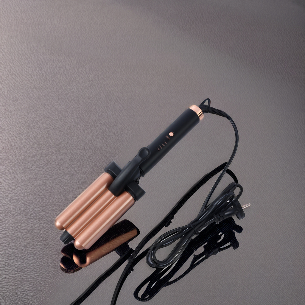Professional Ceramic Curling Wand Home Three-Barrel Hair Iron PTC Negative Ion Hair Conditioner Electric for Household Use