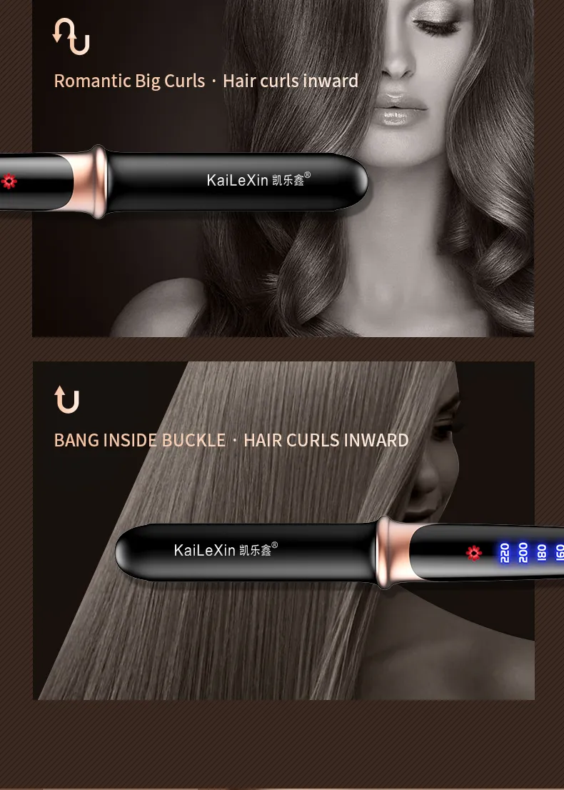 Mch Fast Heated Professional Steam Hair Straightener Flat Iron 4