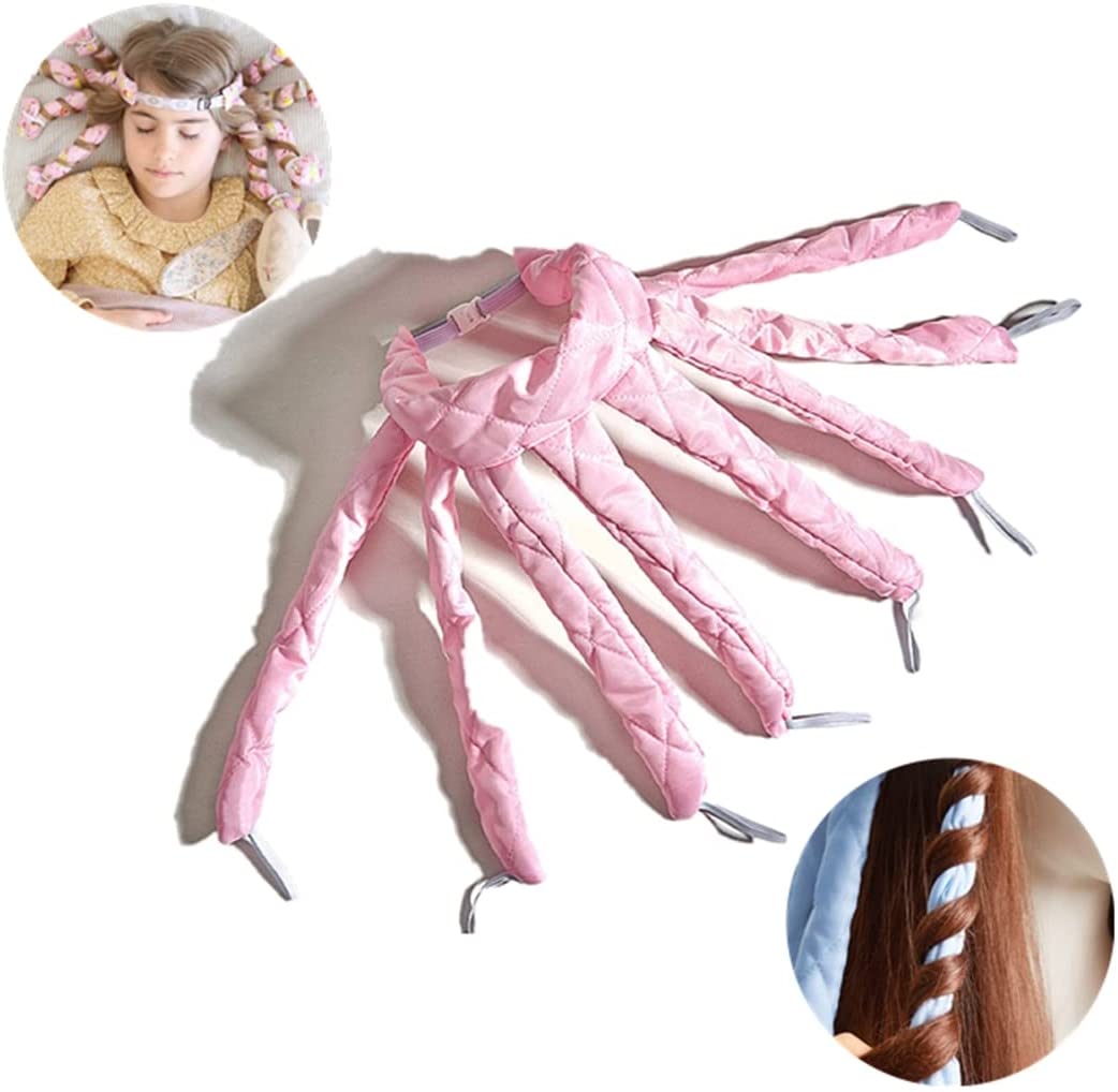 Heat-Free Heatless Squid Hair Strap Curlers Overnight Sleep Curling Long Hair Sponge Head-Wearing Wave Tool Cotton Material CE
