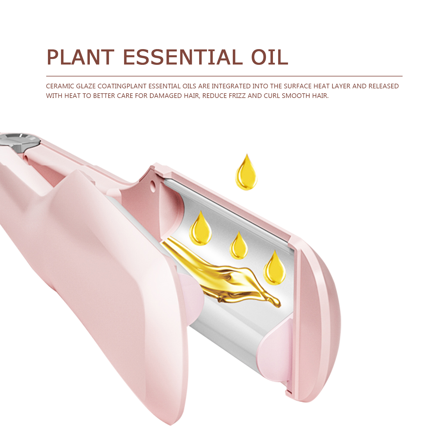 Professional PCT Heat Ceramic Hair Styling Tools Hot Selling Mini Electric 28mm Infrared Vapor Steam Hair Curler Flat Household